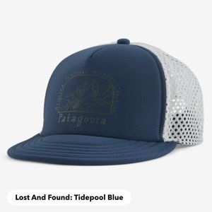 Patagonia Duckbill Shorty Trucker Hat, "Lost And Found: Tidepool Blue"